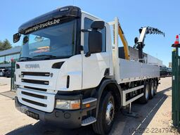Scania P380 8X4 PRITSCHE 7m00 + KRAN HIAB 244 E-7 - 5/...