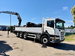 Scania P380 8x4 TRIDEM + CRANE HIAB 244 E-7 - PLATFORM...