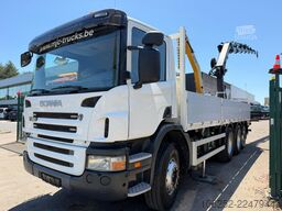 Scania P380 8x4 TRIDEM + CRANE HIAB 244 E-7 - PLATFORM...