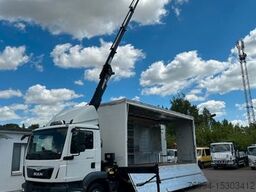 MAN TGM 15.250 Koffer KRAN 14m FUNK EDSCHA