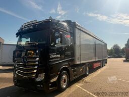 MERCEDES-BENZ Actros als Gesamtzug mit Schubboden