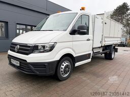 VOLKSWAGEN Crafter 5,5 T Pritsche Kipper + Laubgitter *A/C*