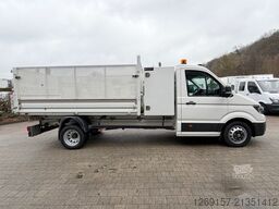 VOLKSWAGEN Crafter 5,5 T Pritsche Kipper + Laubgitter *A/C*