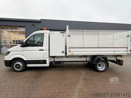 VOLKSWAGEN Crafter 5,5 T Pritsche Kipper + Laubgitter *A/C*