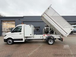 VOLKSWAGEN Crafter 5,5 T Pritsche Kipper + Laubgitter *A/C*