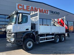 Mercedes-Benz Arocs 3345 6x6 Fassi 45 Tonmeter laadkraan Just...