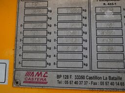 AMC Castera S/R 38T semi-trailer / steering axle