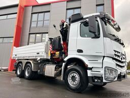MERCEDES-BENZ AROCS 6x4 Dreiseitenkipper FASSI F255A SOFORT