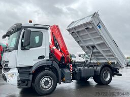 MERCEDES-BENZ AROCS 1835/4x2/3S-KIPPER/FASSI/SOFORT VERFÜGBAR