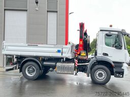 MERCEDES-BENZ AROCS 1835/4x2/3S-KIPPER/FASSI/SOFORT VERFÜGBAR
