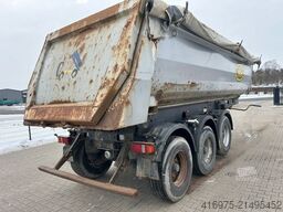 MEILLER TR 3 3-Achs Sattelauflieger Kipper Mulde 26-27m³