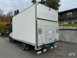 Iveco Daily 35S16 4x2 box truck w/ lift and two sets of