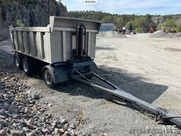 Maur car body 3 axle tow trailer