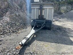 Maur car body 3 axle tow trailer