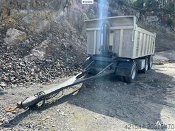 Maur car body 3 axle tow trailer