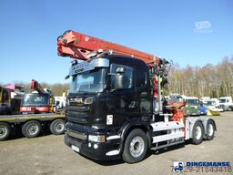 Scania R 580 6x4 Euro 6 + Jonsered 2850 crane