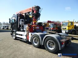 Scania R 580 6x4 Euro 6 + Jonsered 2850 crane