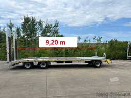 Möslein T 3-9,20 F  3 Achs Tieflader mit gerader Ladefläche 9 m, Neufahrzeug
