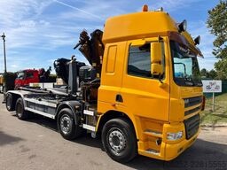 DAF CF 85.380 8x2 HOOKLIFT + CRANE PALFINGER PK1500...