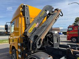 DAF CF 85.380 8x2 HOOKLIFT + CRANE PALFINGER PK1500...