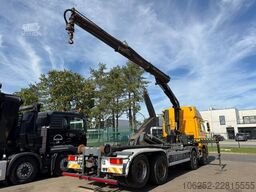 DAF CF 85.380 8x2 HOOKLIFT + CRANE PALFINGER PK1500...