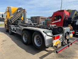 DAF CF 85.380 8x2 HOOKLIFT + CRANE PALFINGER PK1500...