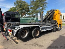 DAF CF 85.380 8x2 HOOKLIFT + CRANE PALFINGER PK1500...