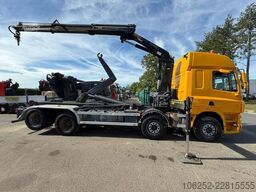 DAF CF 85.380 8x2 HOOKLIFT + CRANE PALFINGER PK1500...