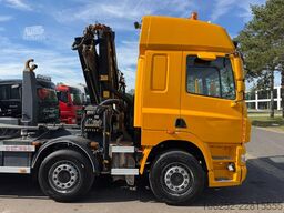 DAF CF 85.380 8x2 HOOKLIFT + CRANE PALFINGER PK1500...