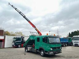 MERCEDES-BENZ 822 Atego Doppelkabine 3Skipper + PK 7501 Kran