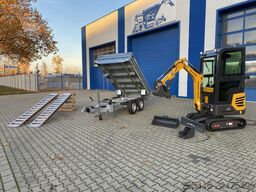 Berger Kraus Minibagger BK1250KSR im Komplettpaket