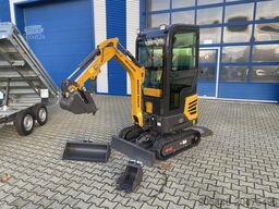 Berger Kraus Minibagger BK1250KSR im Komplettpaket
