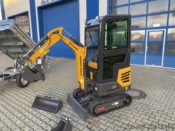 Berger Kraus Minibagger BK1250KSR im Komplettpaket