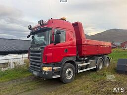 Scania R480 6x4 tipper equipped for snowplowing. WATCH VI