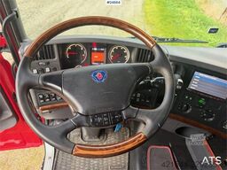 Scania R480 6x4 tipper equipped for snowplowing. WATCH VI