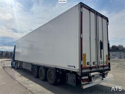 Schmitz Cargobull box semi-trailer with Carrier refrigeration unit.