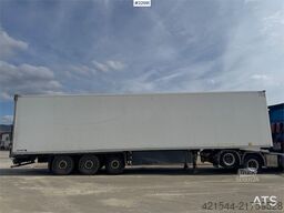 Schmitz Cargobull box semi-trailer with Carrier refrigeration unit.