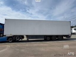 Schmitz Cargobull box semi-trailer with Carrier refrigeration unit.