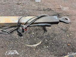 Tyllis wood chip trailer with hydraulic roof.