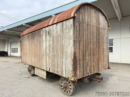historischer Holz Möbel Wagen Restauration