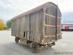 historischer Holz Möbel Wagen Restauration
