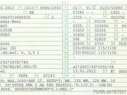 MERCEDES-BENZ Sprinter 316 Maxi Klima 3 Sitze TÜV 03/27
