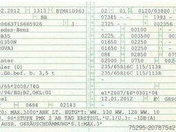 MERCEDES-BENZ Sprinter 316 Maxi Klima 3 Sitze TÜV 03/27