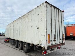 SCHMITZ CARGOBULL 3Achs Schubboden SAF Liftaxle Palkasten TÜV5/26