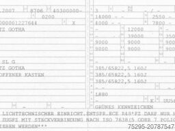 SCHMITZ CARGOBULL 3Achs Schubboden SAF Liftaxle Palkasten TÜV5/26