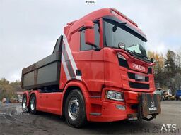 Scania R500 6x4 Tipper truck with snow plough equipment