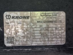 Krone AZ 18F Standard-Lafette