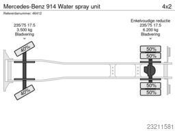 Mercedes-Benz 914 Water spray unit