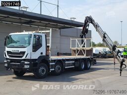 Iveco Trakker 410 8X4 HIAB 211 EP-4 HIDUO Crane Steel...
