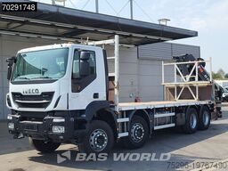 Iveco Trakker 410 8X4 HIAB 211 EP-4 HIDUO Crane Steel...